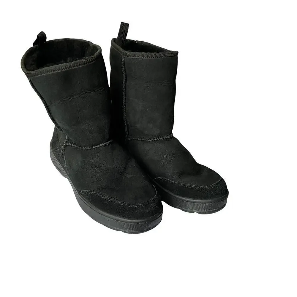 L.L. Bean Black Suede Primaloft Boot - 072609 - Women's Size 9M